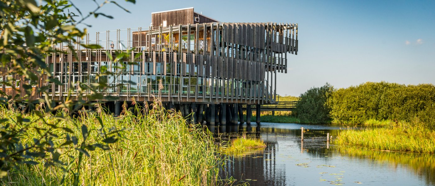 Naturum i Vattenriket Kristianstad. Foto.
