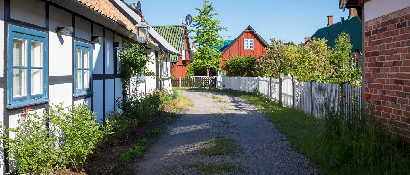 Gammal gata i Kivik