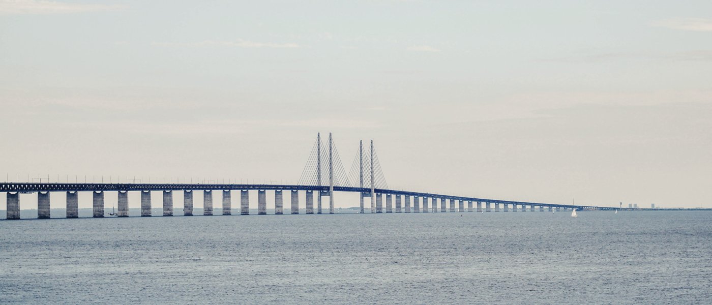 Öresundsbron från den svenska sidan