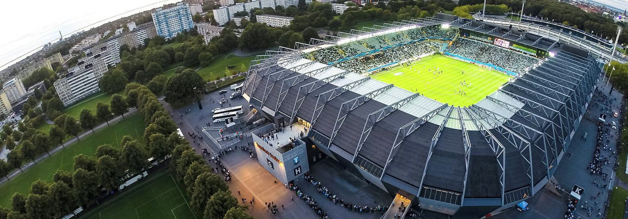 Malmö Stadion från ovan