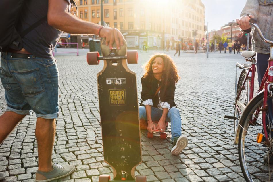 Skateboard Möllevångstorget