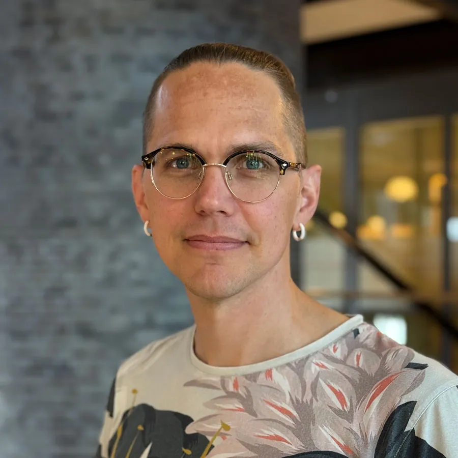 Porträtt av Andreas Wei Markehed