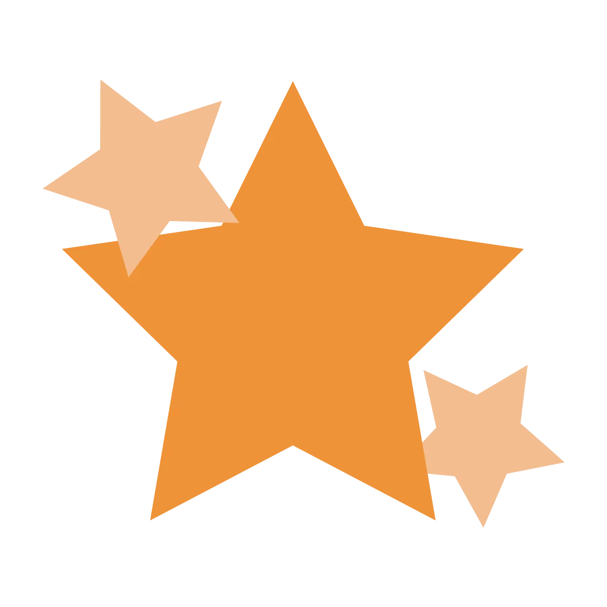 Stjärnor. Illustration.