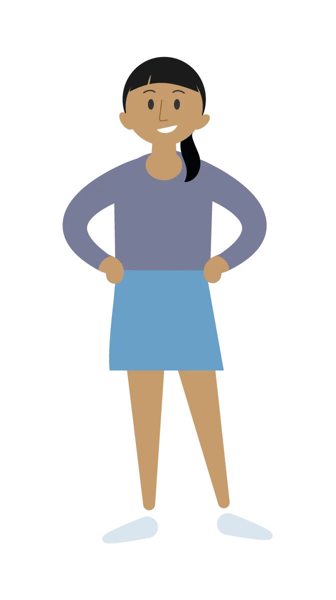 Illustration av en kvinna