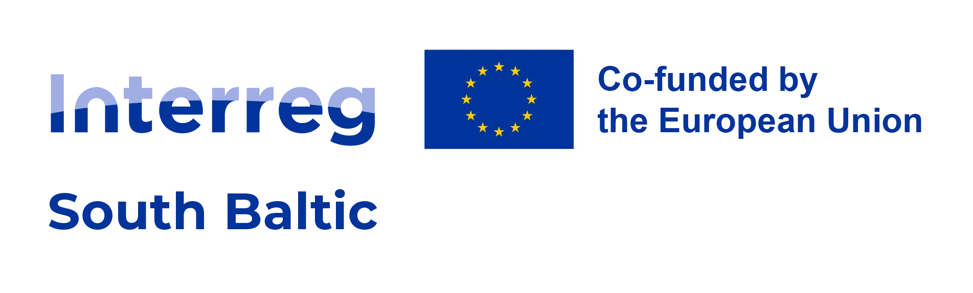 Interreg South Baltic. Logotyp.