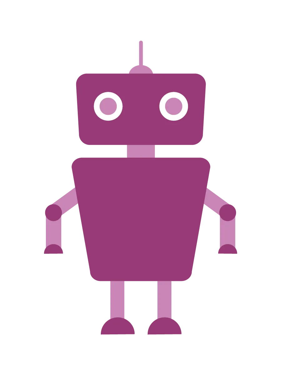Robot. Illustration.