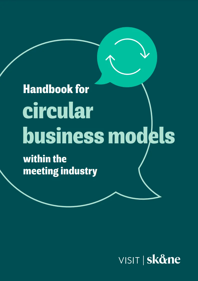 Handbook cover circular business models within the meeting industry.