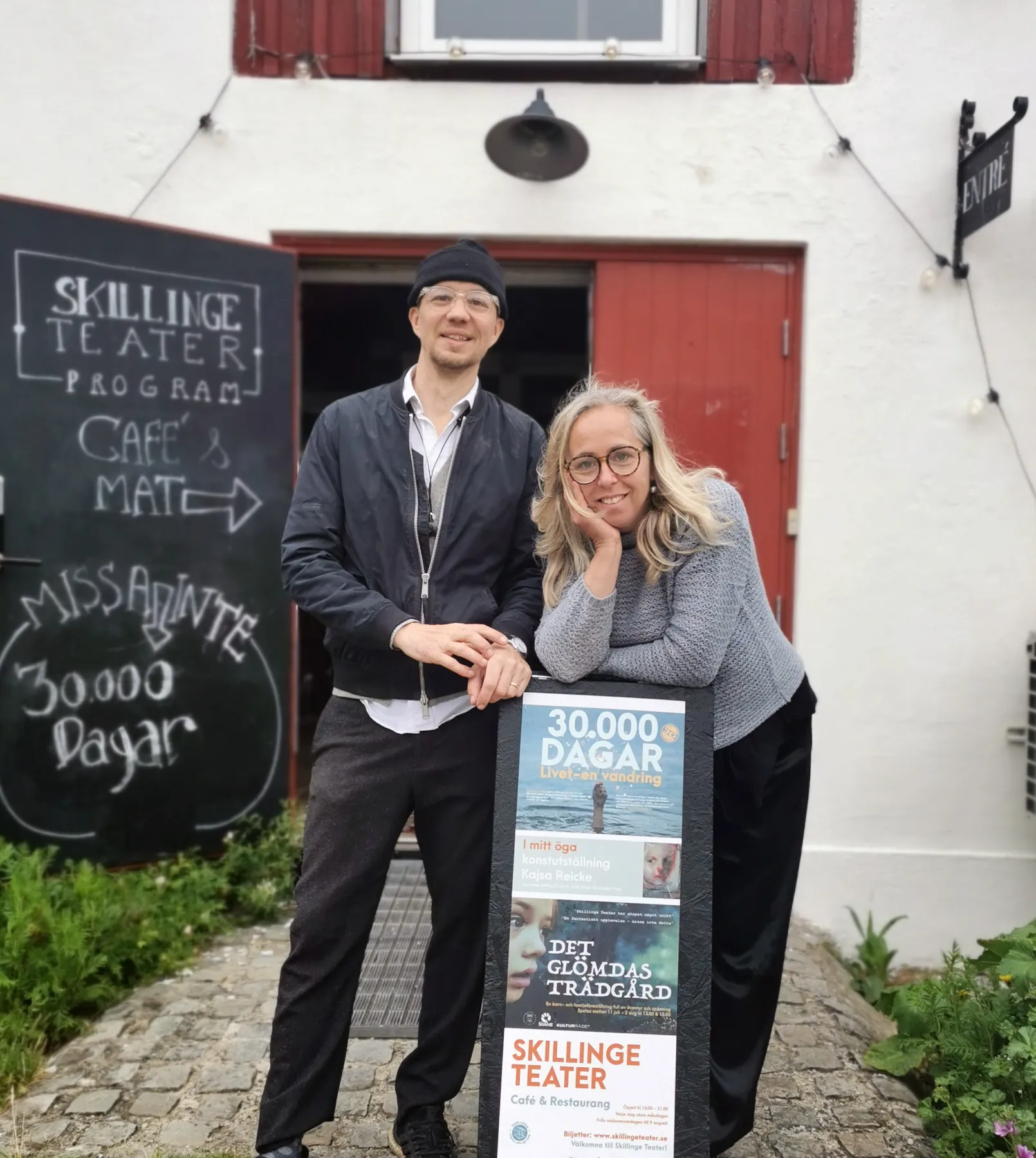 Karin Johansson-Mex och Nils Peder Holm. Foto